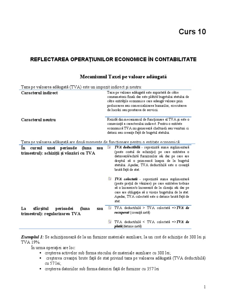 Curs 10 - Aplicatii Cont | PDF
