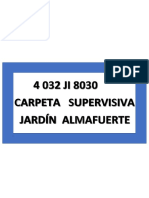Carpeta Supervisiva 2022 Jardín - Almafuerte
