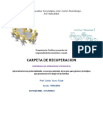 CARPETA DE RECUPERACION DE EPT 3ro.