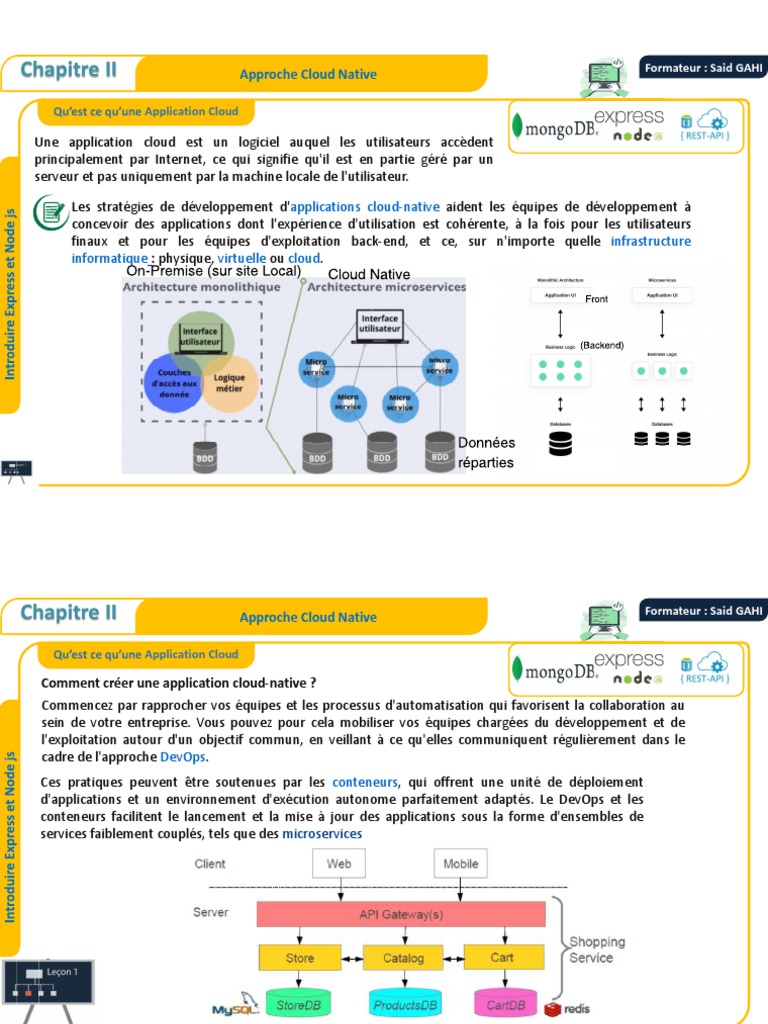 Développement d'Applications Cloud-Native | PDF | Cloud computing ...