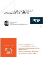 Implementing Security With API Gateway and BFF Patterns Slides