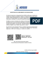 Certificado Voluntario Ced