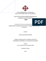 32 Propuesta para La Implementación de Un Laboratorio de Anpalisis Clínico en La Ciudad de Guayaquil