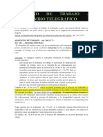 Abandono de Trabajo - Intercambio Telegráfico