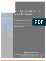 Orris Aster Court Price List