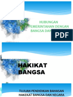 Hubuangan Pemerintahan Dengan Bangsa Dan Negara