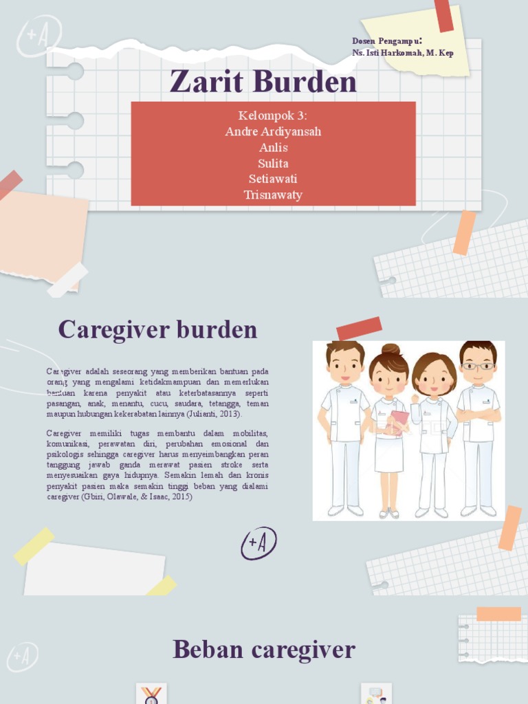 Beban Caregiver dan Zarit Burden Interview | PDF