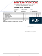 Transkrip Akademik Sementara Datanama Mahasiswa