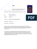 The Impact of Intelligence On Memory and Executive Functions of Children With Temporal Lobe Epilepsy-Methodological Concerns With Clinical Relevance