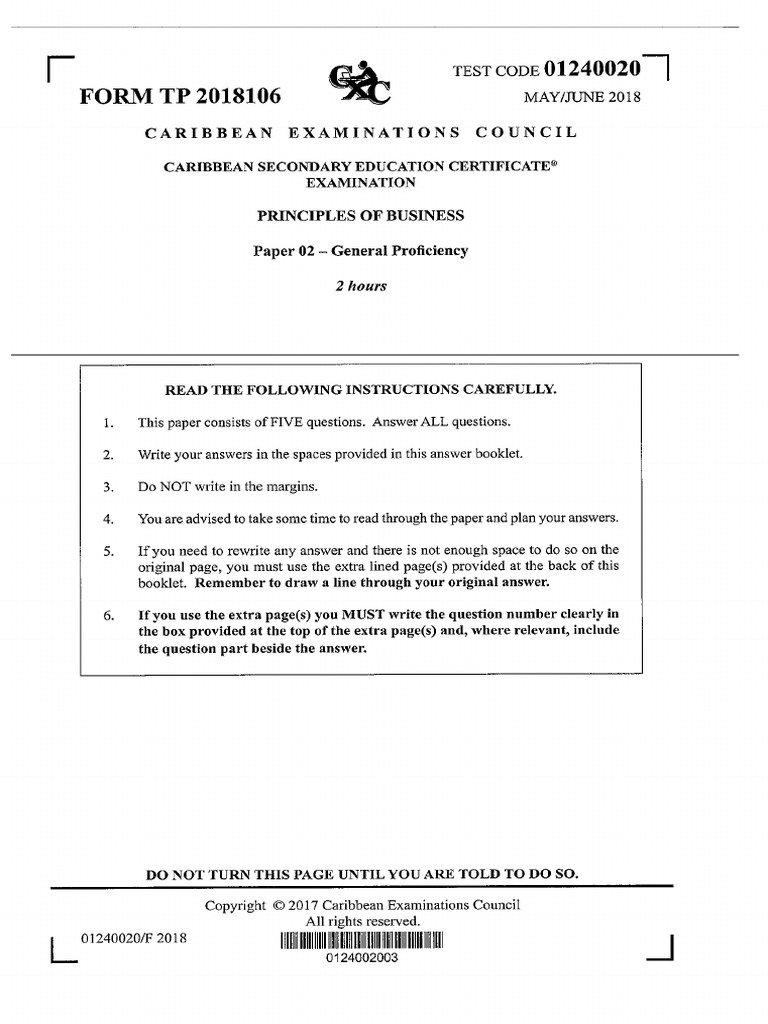 Pob P2 2018 | PDF