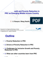 New social challenge on inclusive growth in the People’s Republic of China (Presentation)