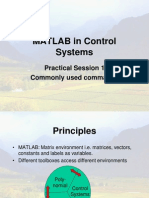 P1 Matlab - Matlab in Control Systems