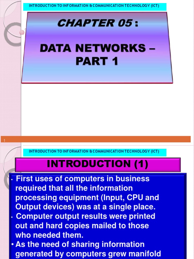 ENG 2139 - CH03 - Fundamentals of Data Networks - Part 1 | PDF ...