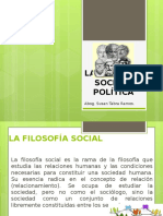 La Filosofía Social y Política