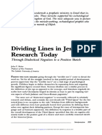 John P. Meier (1996) - Dividing Lines in Jesus Research Today. Through Dialectical Negation To A Positive Sketch. Interpretation 50.4, Pp. 355-372