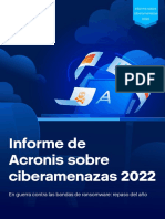 ACRONIS - White Paper Cyberthreats Report 2022 ES ES 20211207