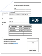 Cth. Formulir Pendaftaran Basic Reservation Virtual