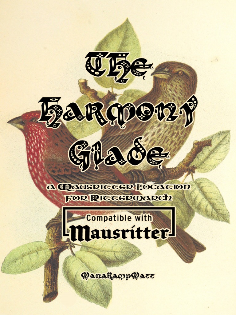 The Harmony Glade PDF Holarctic Birds Ornithology