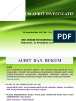 Aspek Hukum Audit Investigatif2019