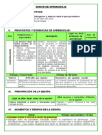 SESIÓN 4.2 - S 1 - EDA 2 - COM - Dialogamos y Leemos Sobre Lo Que Aprendimos