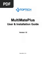 MultiMatePlus - User and Installation Guide - 1.8