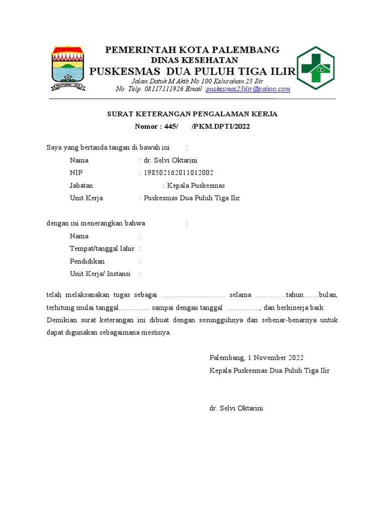 Format SURAT PPPK Tambahan OK | PDF