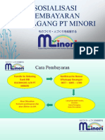 Sosialisasi Pembayaran Pemagang PT Minori NON KUR 1 DAN 3 TAHUN