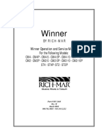 Richmar, Winner Op. and Service Manual