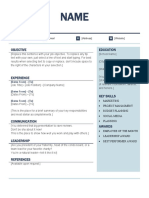 Resume-3 For Word File
