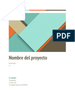 Propuesta de Proyecto