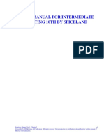 Solution Manual For Intermediate Accounting 10th by Spiceland