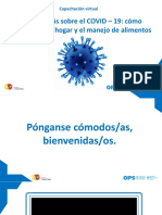 Conoce Más Sobre El COVID - 19 - Cómo Desinfectar Tu Hogar y El Manejo de Alimentos-1