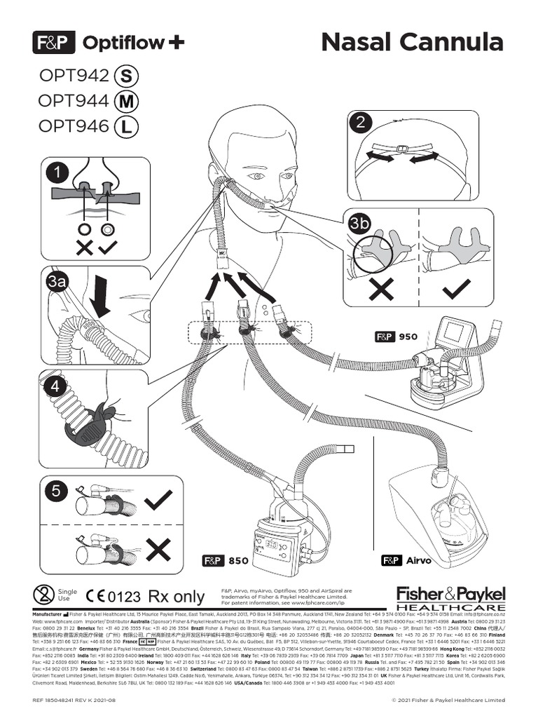 optiflownasalcannulaui185048241k12nov21 PDF Equipment