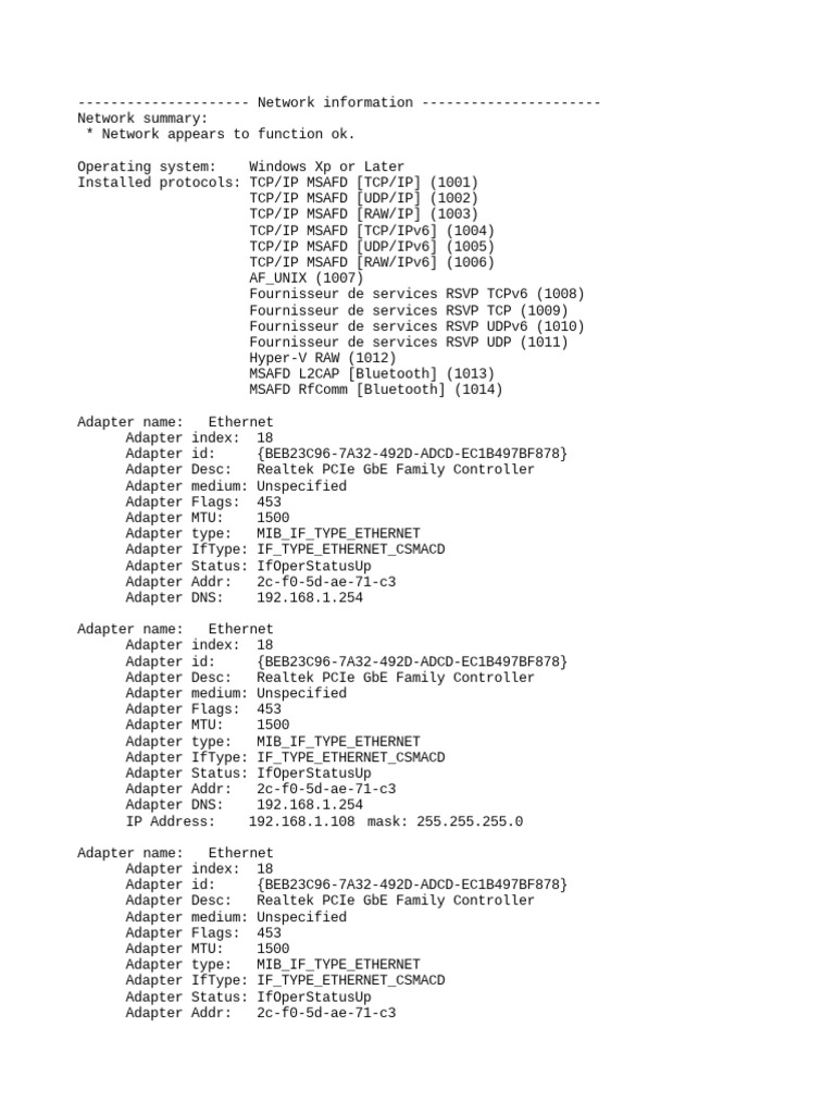Network Configuration Overview | PDF | Ip Address | Domain Name System