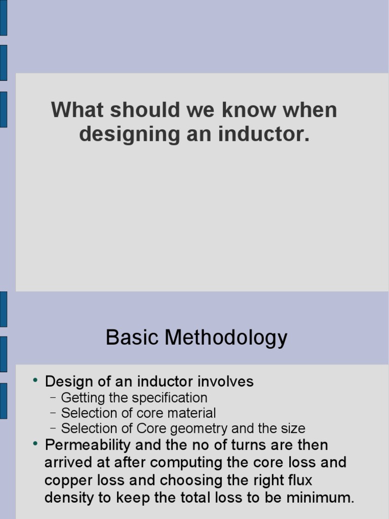 Inductor Design: Core Material Guide | PDF