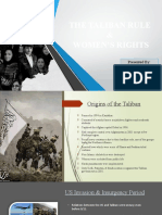 WMS 201 - The Taliban Rule & Women's Rights