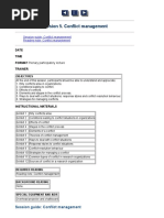 Session 5. Conflict Management