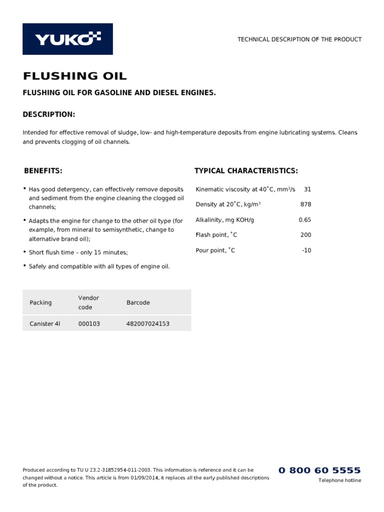 Flushing Oil PDF