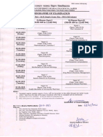 Time Table of D.pharmacy Part - I & II (Old Scheme) (Supp.) Exam. May - 2023