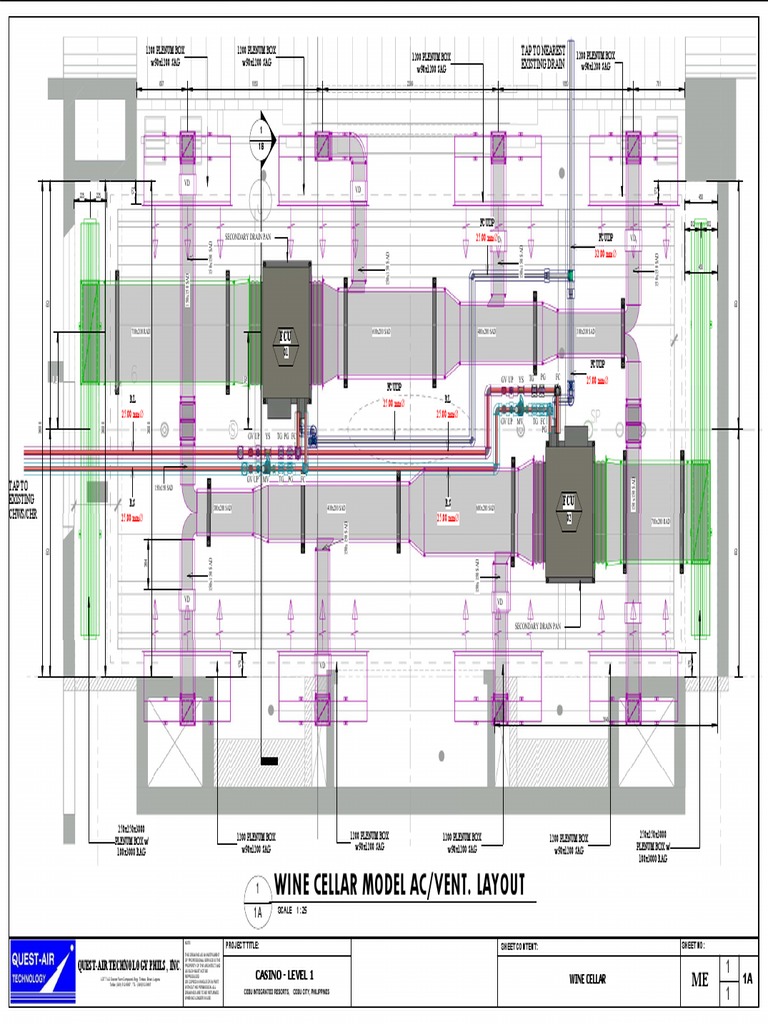 Casino Level-1 Wine Cellar Ac Vent Layout 1.4 | PDF