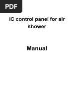 Manual of IC Control Panel 1