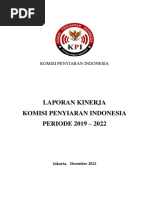 Laporan KPI Agustus 2019 - Des 2022 | PDF