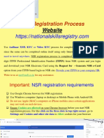 NSR Registration Process Demo