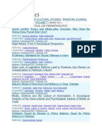 Pakistan Journal of Criminology
