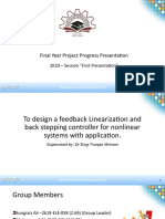 Feedback Linearization and Back Settping
