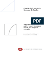 Comité de Supervisión Bancaria de Basilea: Preguntas Frecuentes Sobre Requerimientos de Capital Por Riesgo de Mercado