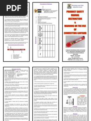 CONNECTING LANYARD BROChure