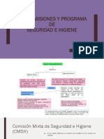 3.6 Comisiones y Programa de Seguridad e Higiene