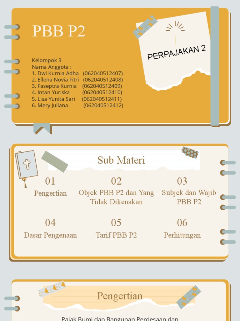 Panduan Pajak PBB-P2 dan Tarifnya | PDF