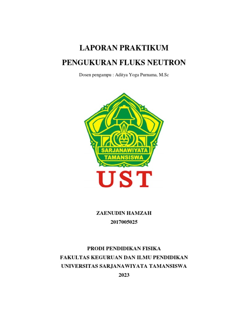 Pengukuran Fluks Neutron Metode Aktivasi | PDF